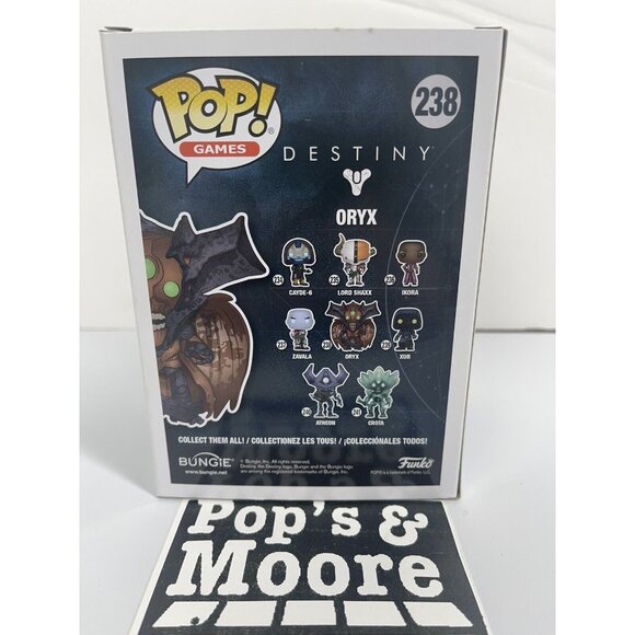 Funko Pop! Destiny: Oryx #238 Vaulted Vinyl Figure With Box Damage - Picture 4 of 16